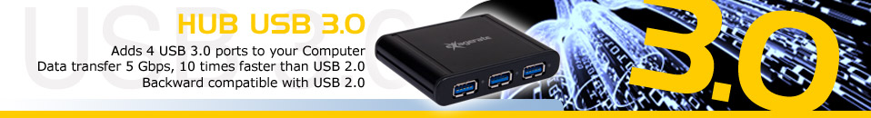 4 ports USB 3.0 hub